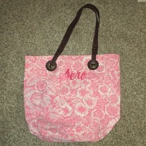 Pink Hawaiian Tote Bag